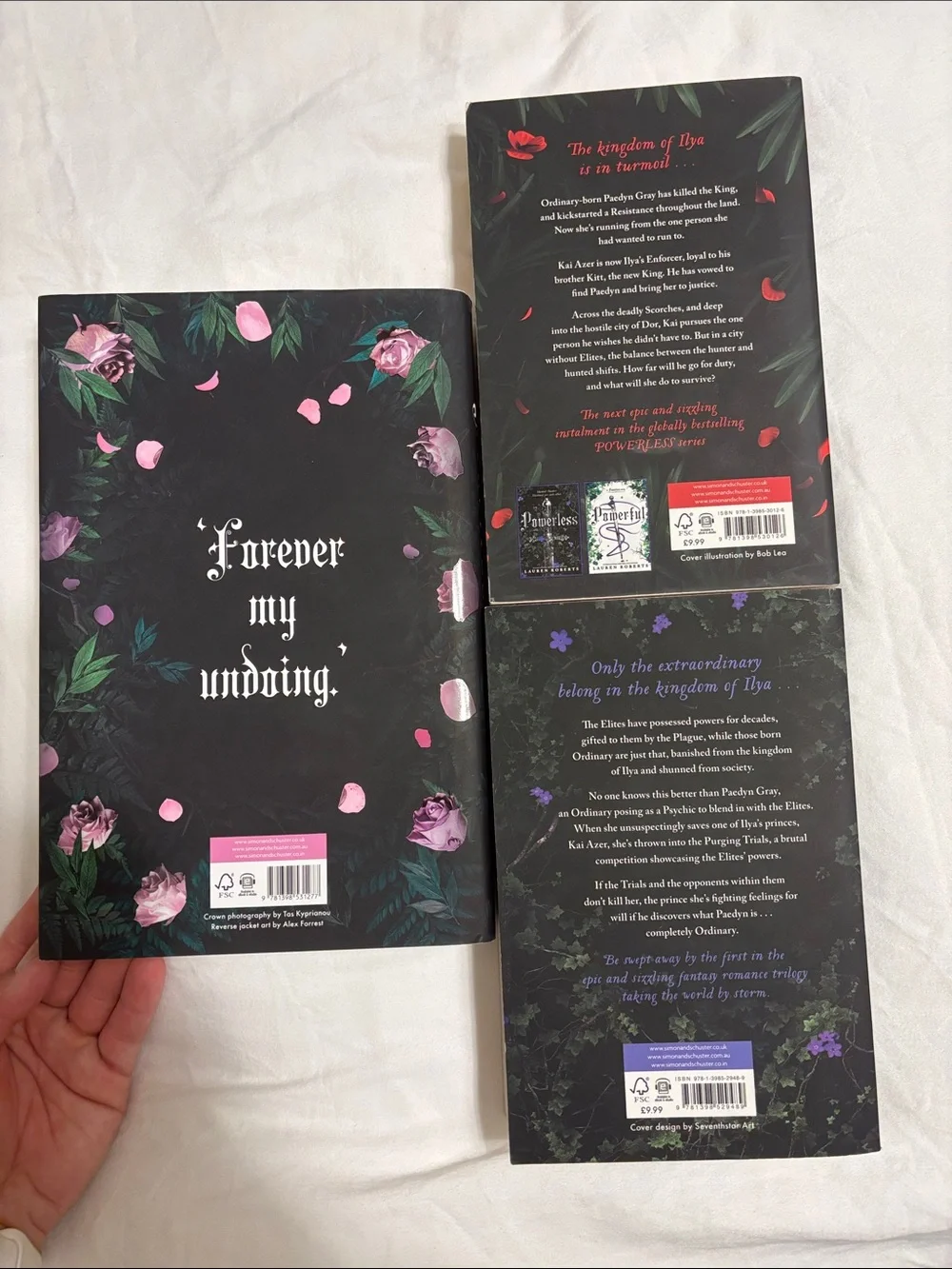Powerless trilogy by Lauren Roberts